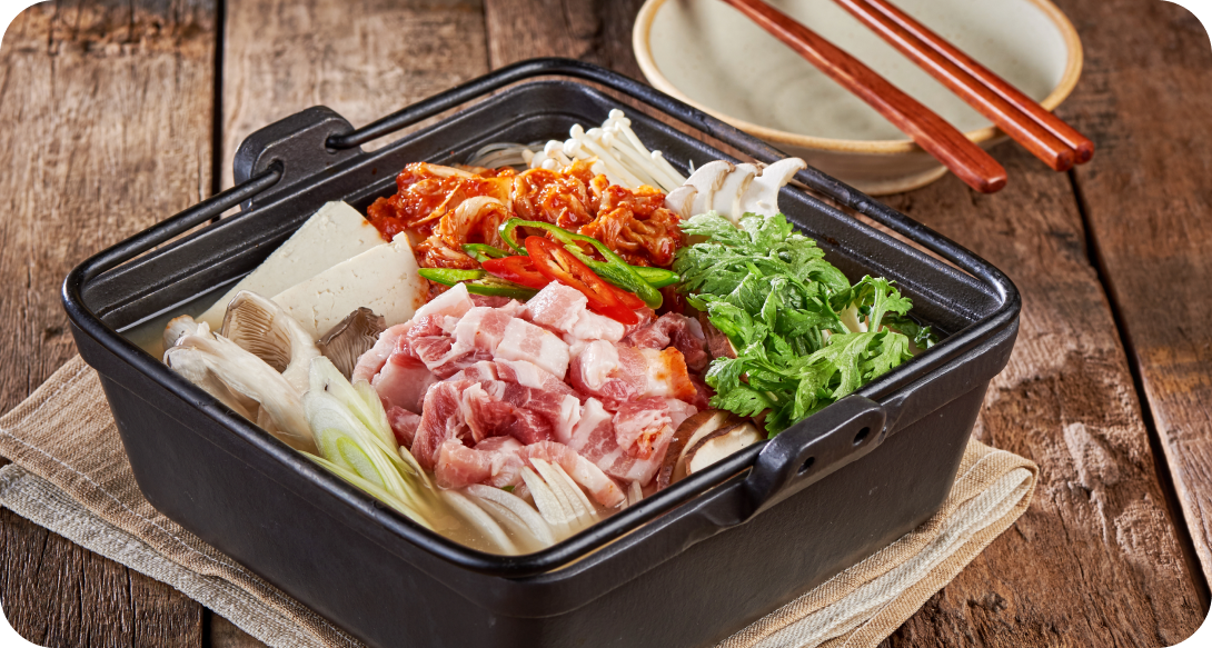 삼겹김치전골