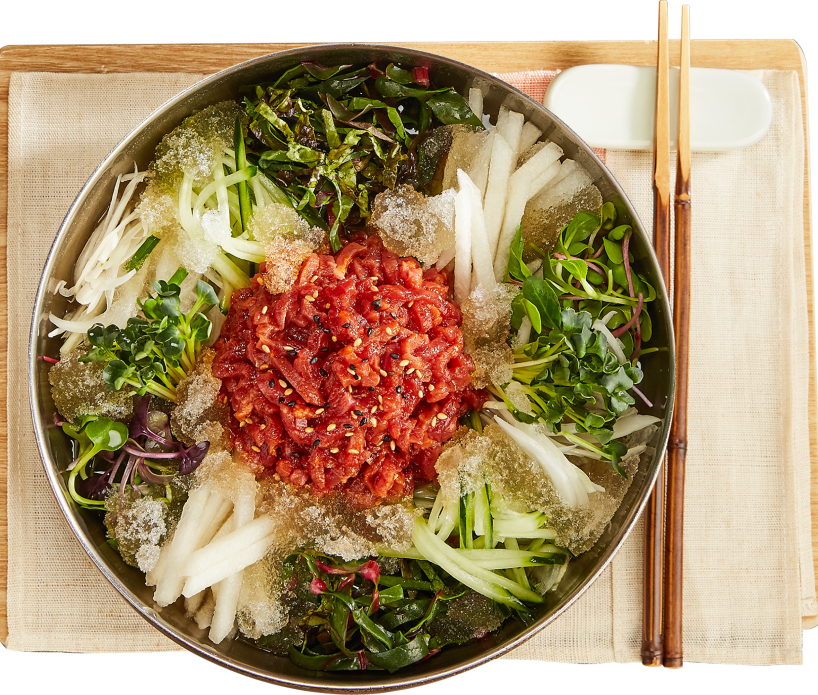 육회물회