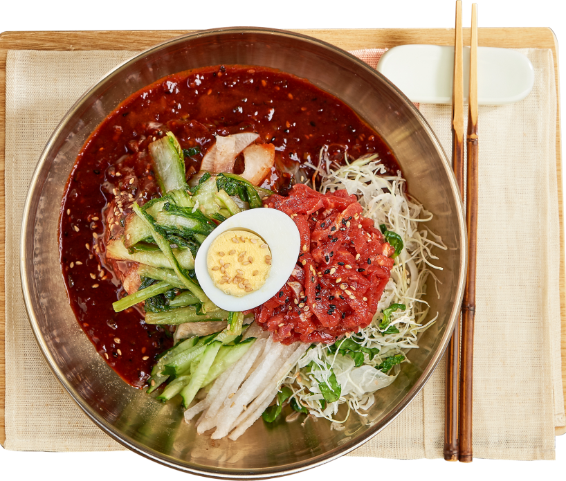 육회비빔냉면