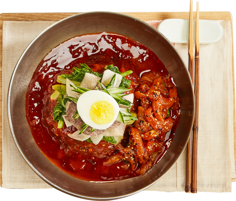 회비빔냉면