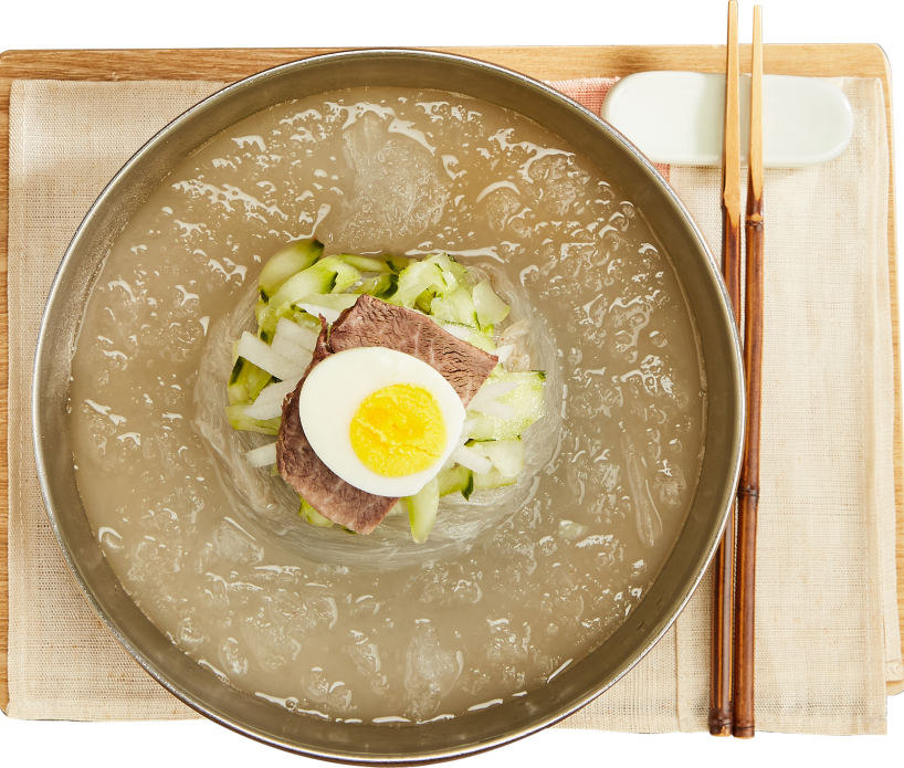 물냉면